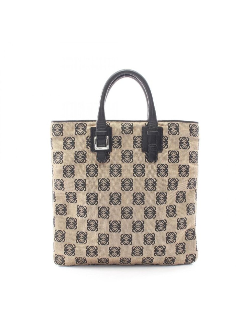 Loewe Tote Bag Anagram Canvas Leather